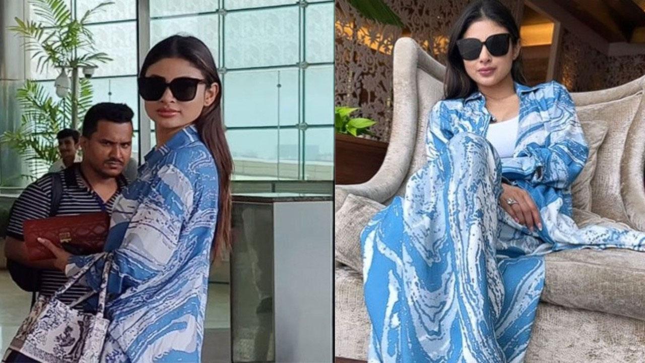 Mouni Roy stopped from entering the airport