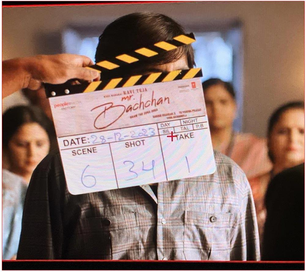 Ravi Teja - Harish Shankar Mr Bachchan Regular Shoot Begins