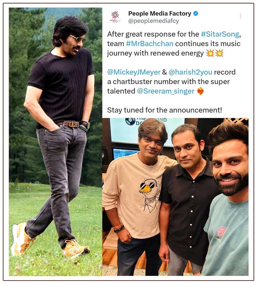 Next song from Mr. Bachchan arriving soon