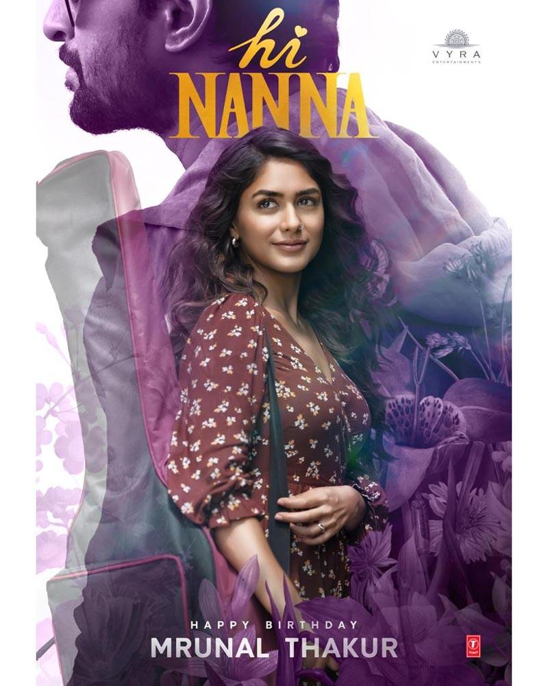 Hi Nanna Makers Celebrate Mrunal Thakur B-Day