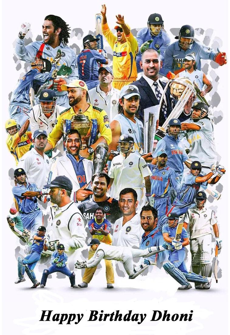 Happy Birthday To Captain Cool  Mahendra Singh Dhoni
