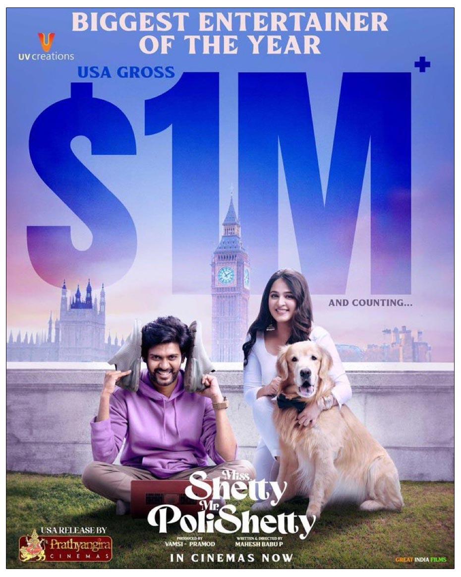Miss Shetty Mr Polishetty Going Strong In US