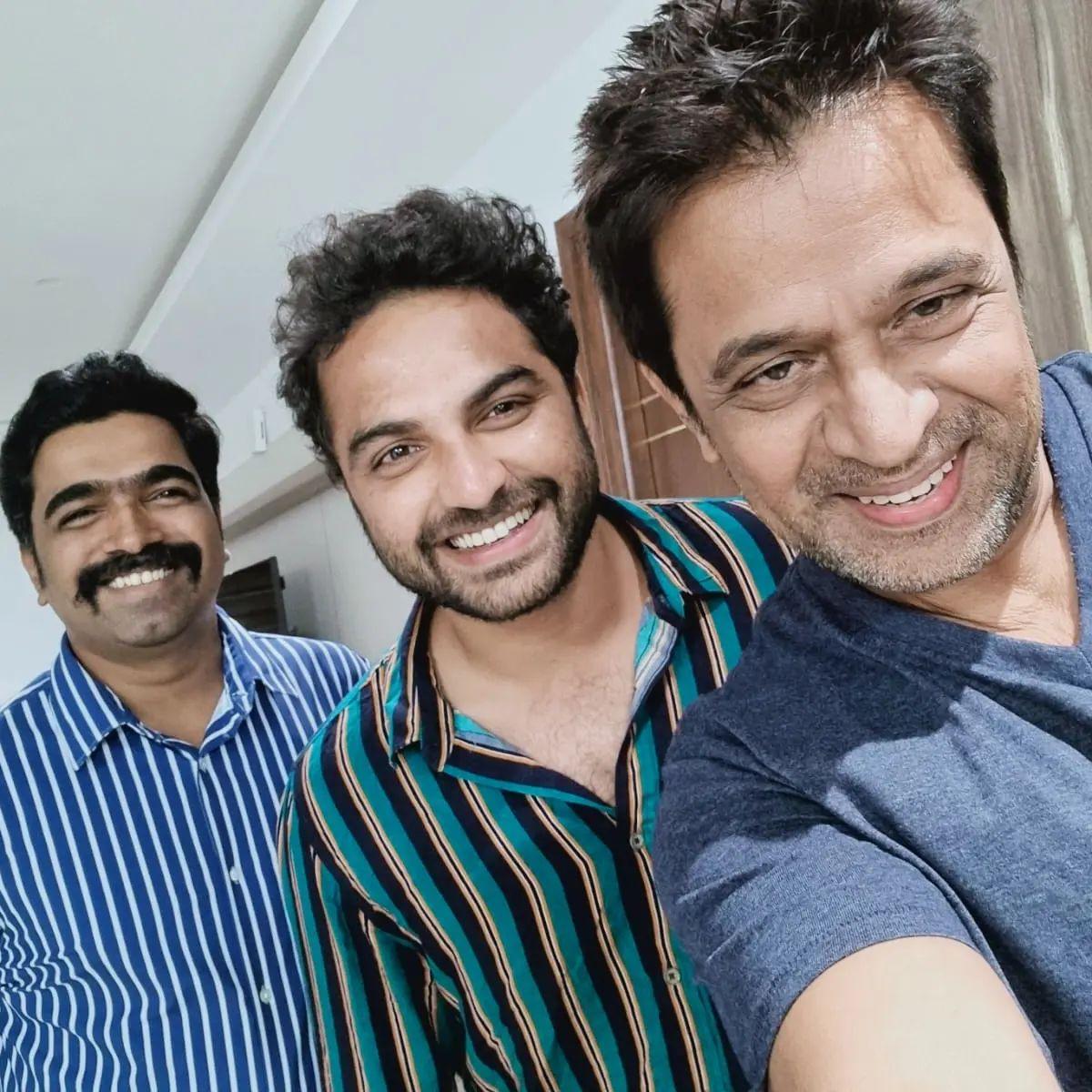 Vishwak Sen-Arjun's project music sittings underway