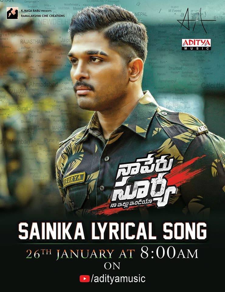 Naa Peru Surya Sainika Song Review