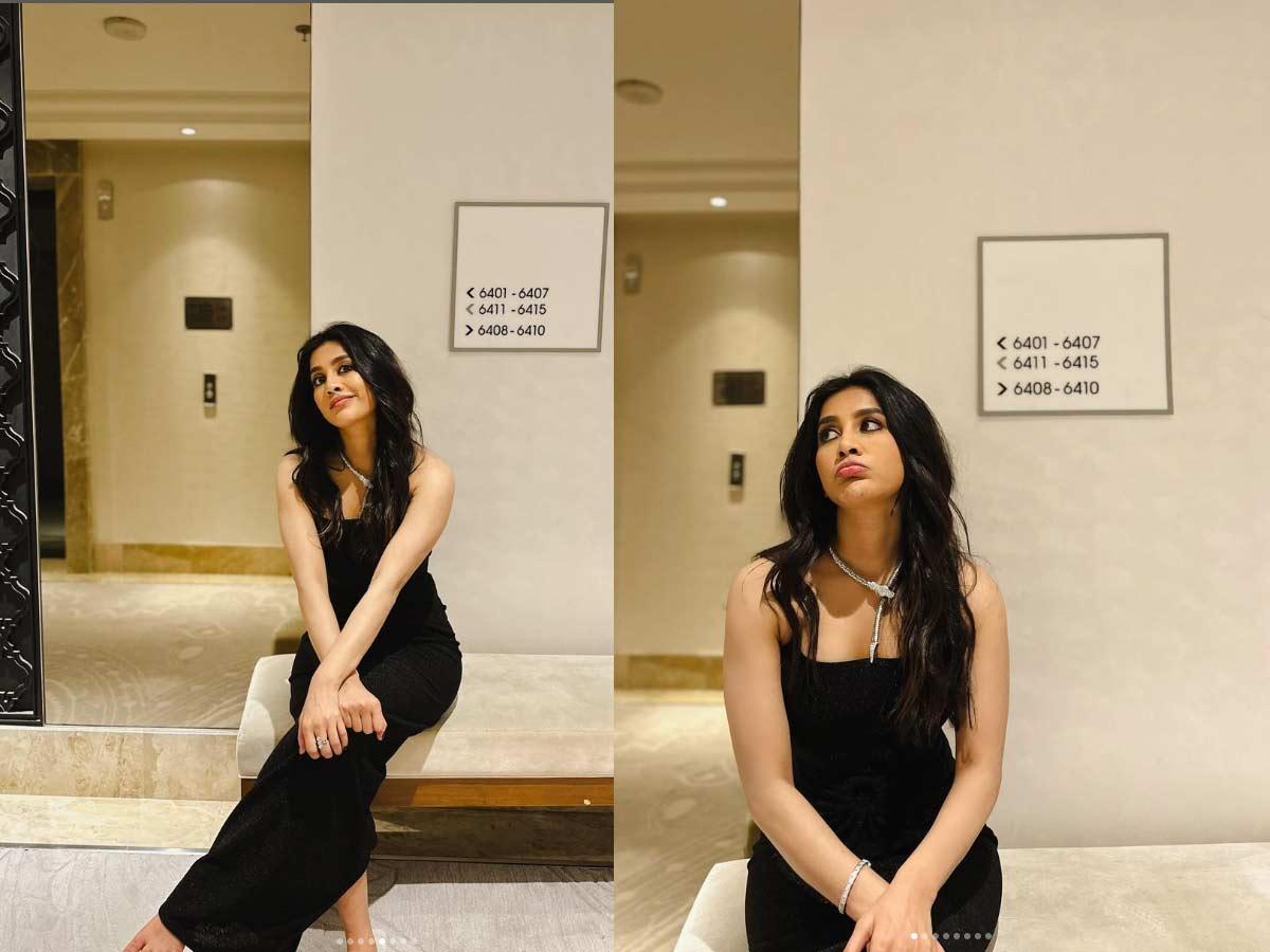Nabha Natesh turns naughty black beauty