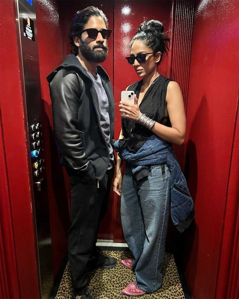 Naga Chaitanya - Sobhita snapped together