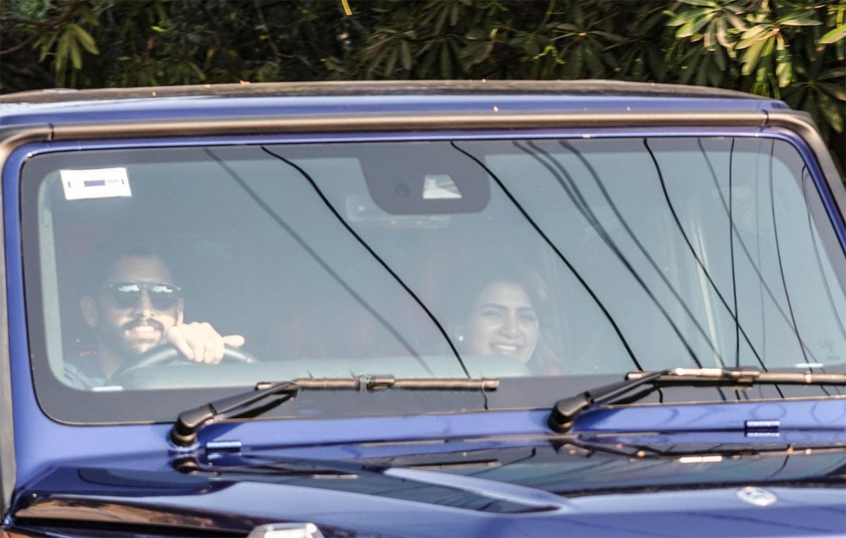 Akkineni Love Birds On A Short Ride