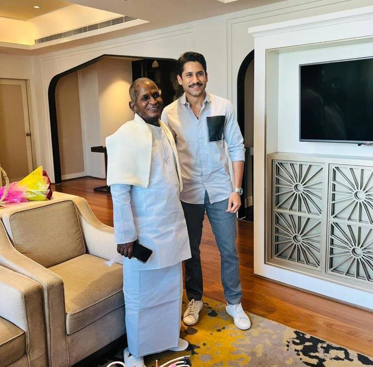 Naga Chaitanya meets Maestro Ilayaraja