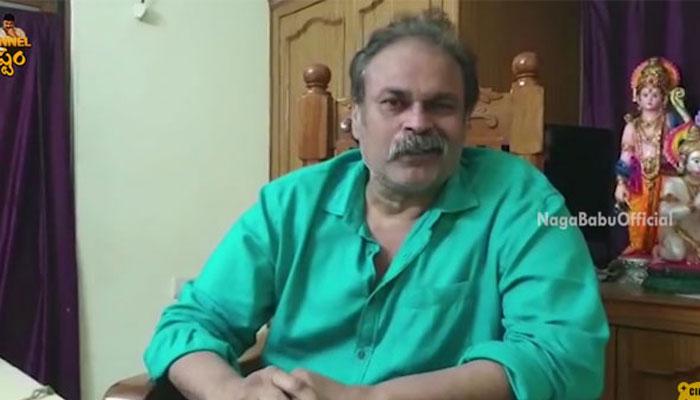 Nagababu Fitting Retort to Channel's Head