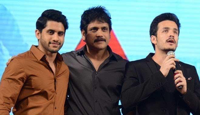 All Akkineni Heroes Dance for 'Akhil'