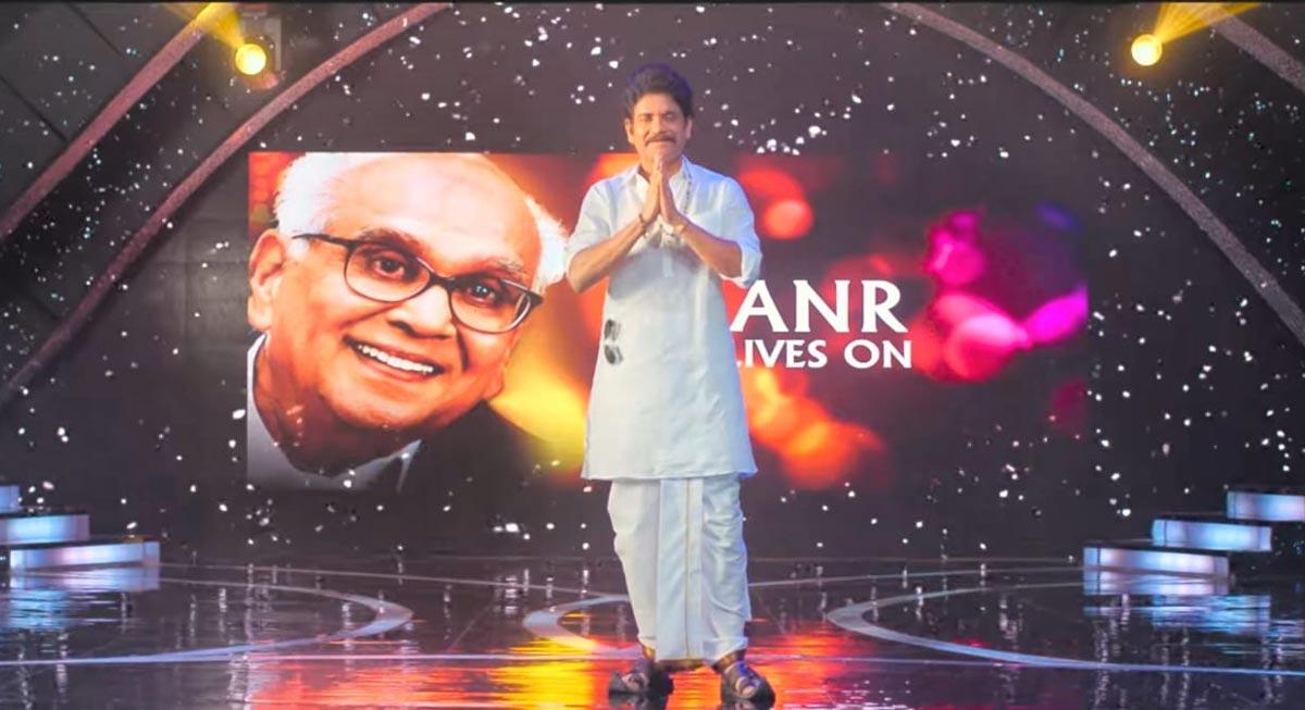 ANR Jayanthi: Nagarjuna's floral tributes