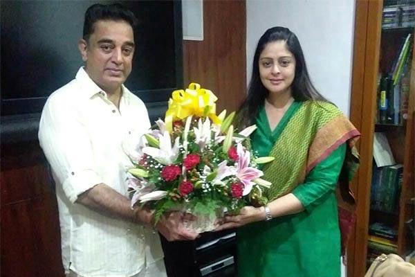 Nagma Personally Meets Kamal Hasan!