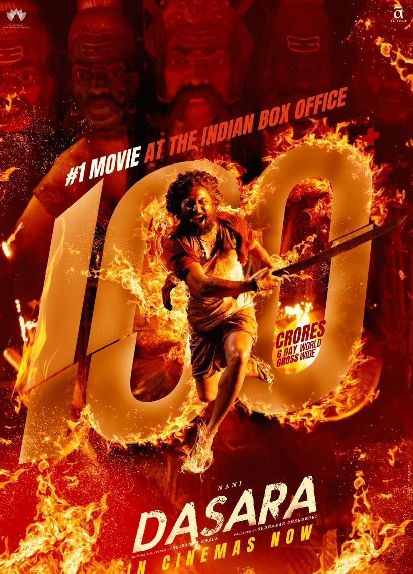 Nani Dasara Collects 100 Cr Gross Worldwide In 6 Days