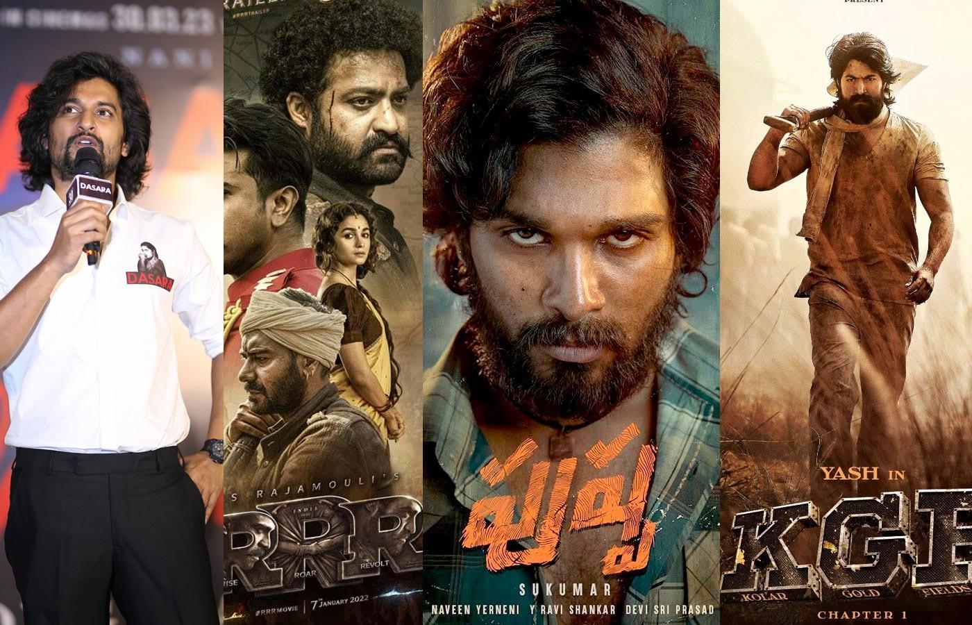 Nani on Dasara comparisons with KGF, Pushpa and RRR