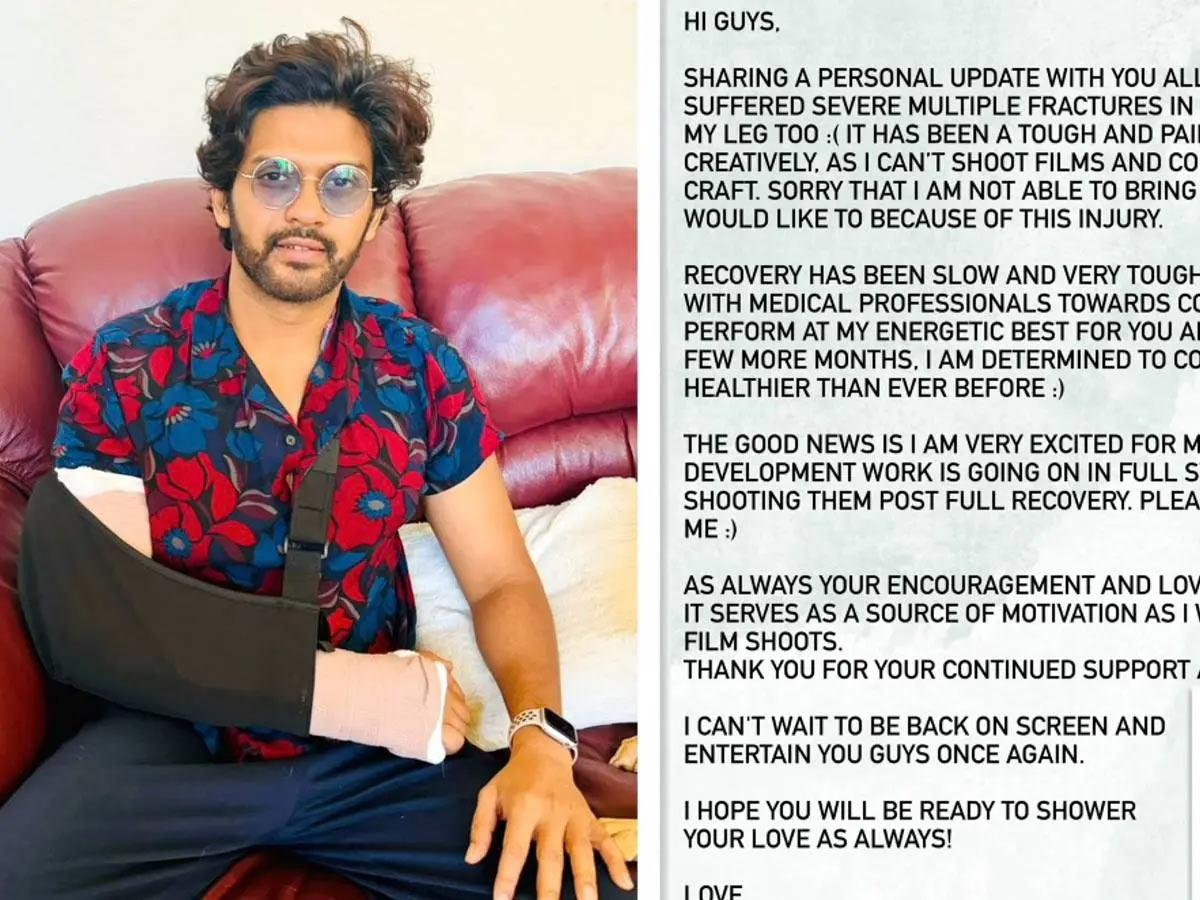 Naveen Polishetty shares talks about his injuries