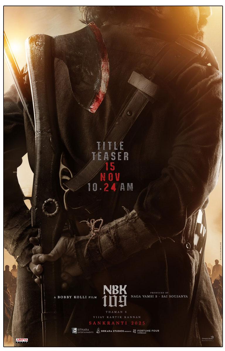NBK109 Title Teaser Release Date Announced With Mass Rugged Poster