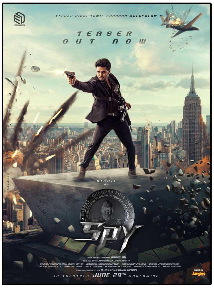 SPY Teaser Launched At Subhash Chandra Bose Statue in New Delhi