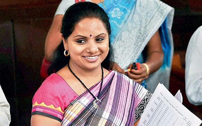 Kavitha leads TS Govt team to Patanjali campus in Haridwar