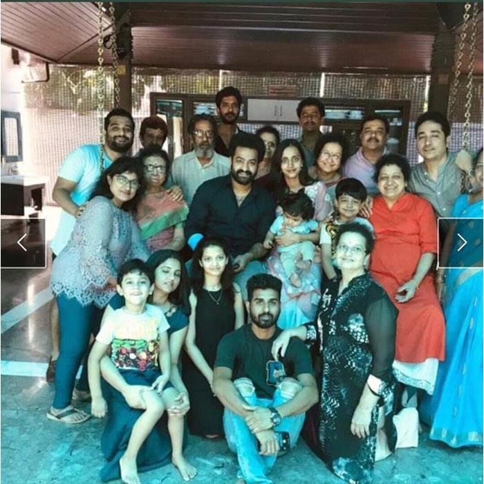 NTR, His Mother and Family Members Rare Pic