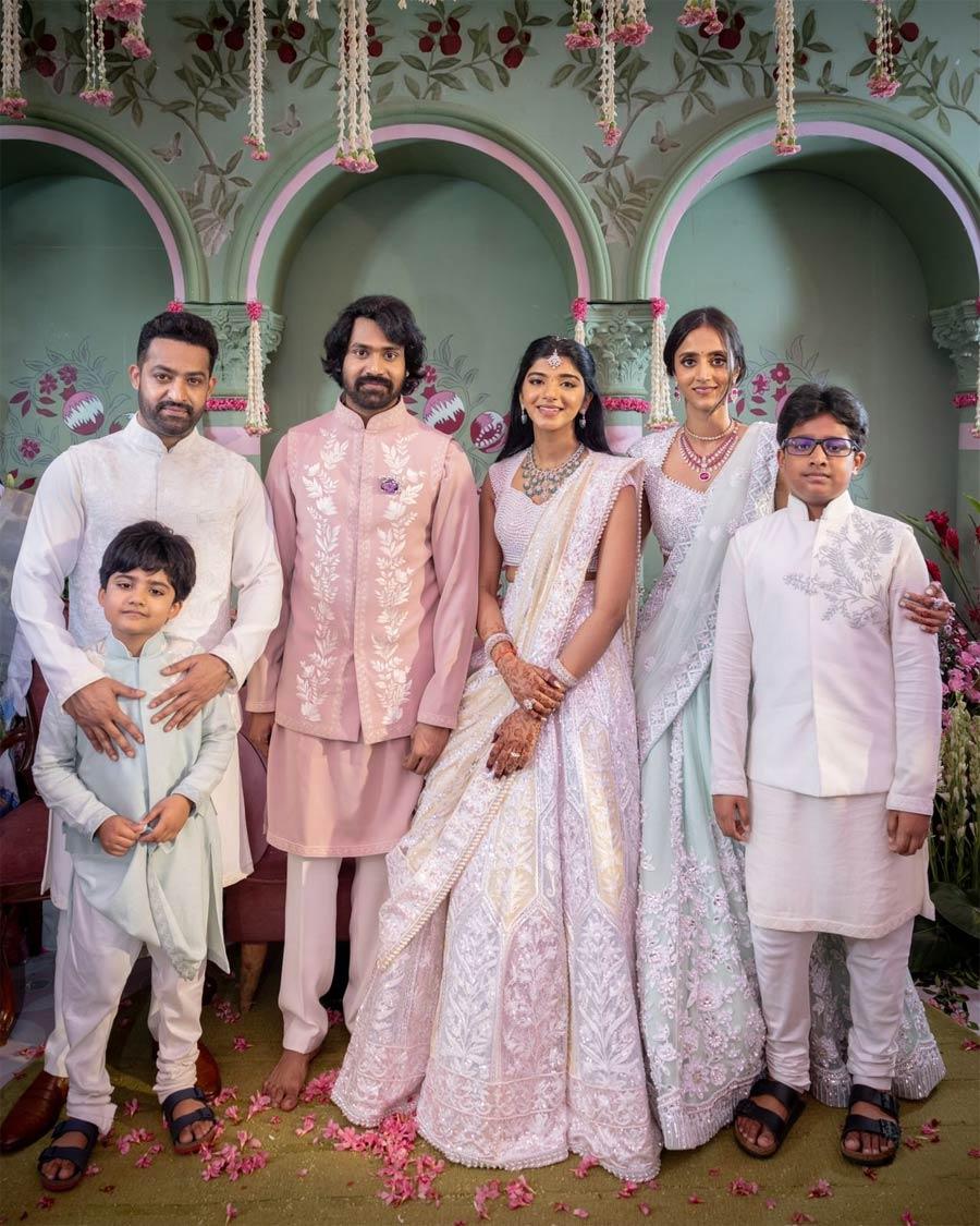 Narne Nithiin Engaged to Shivani Talluri - Jr NTR Attends Private Ceremony