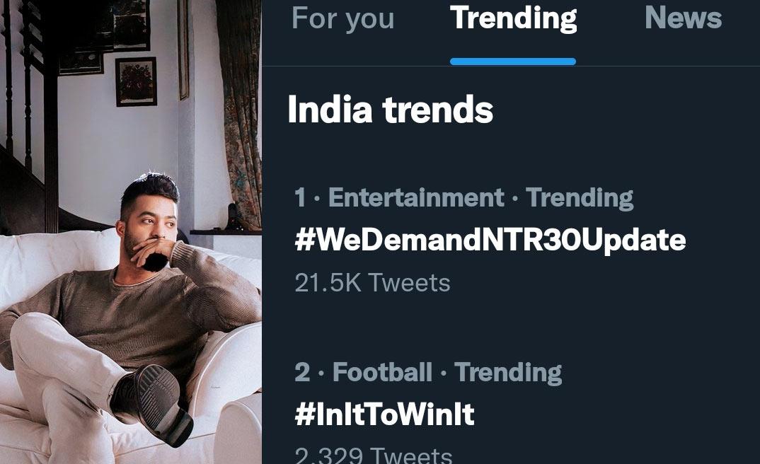 NTR Fans Demand NTR30 Updates