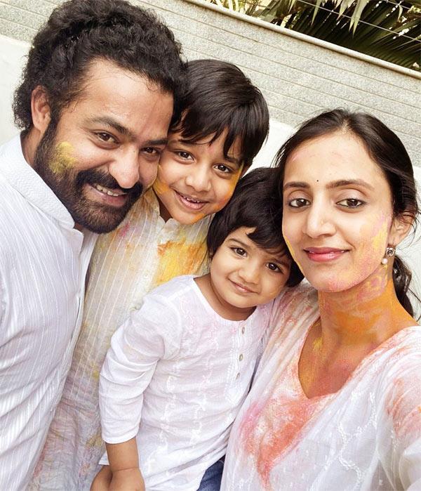 NTR's Family Holi Celebration Pic Goes Viral