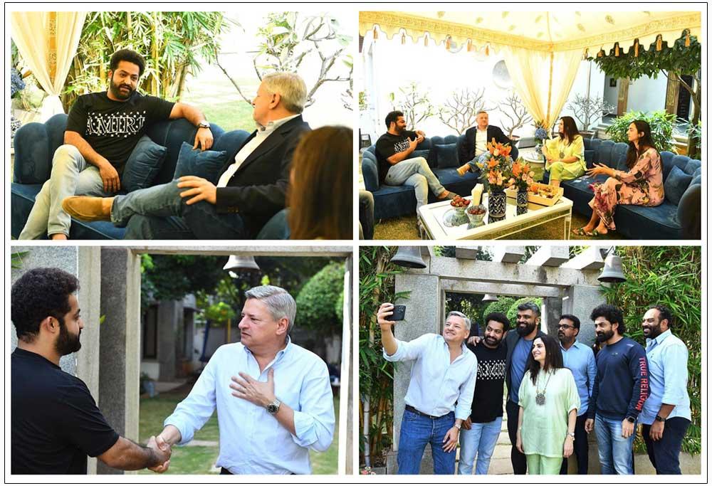 NTR hosts Netflix CEO Ted Sarandos