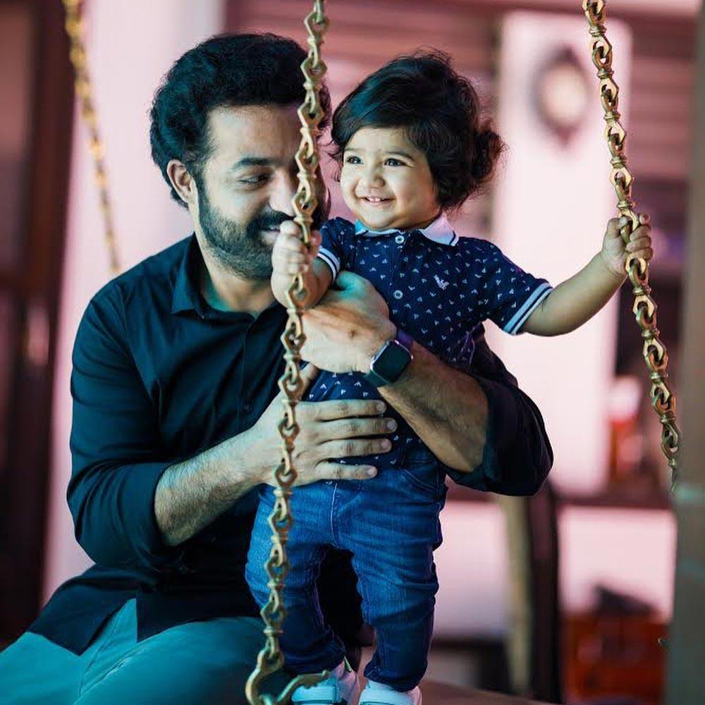 NTR runs away from his son