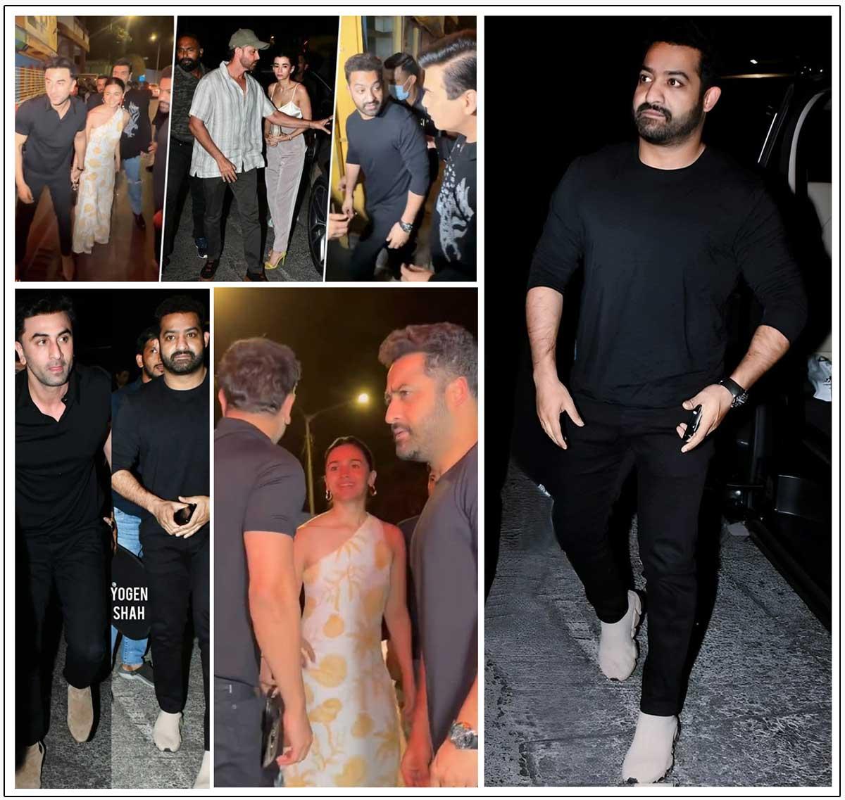 NTR makes splash with Hrithik, Ranbir and Alia