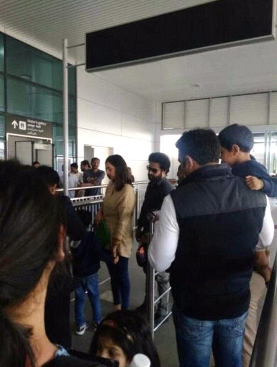 Pic Talk: NTR With Family At Airport