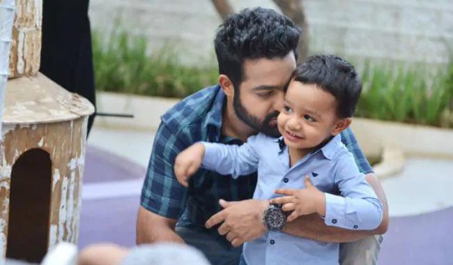 When son landed punches on NTR