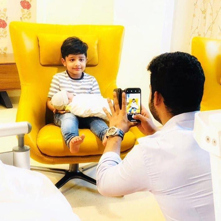 Why NTR does not share his kid's snaps?