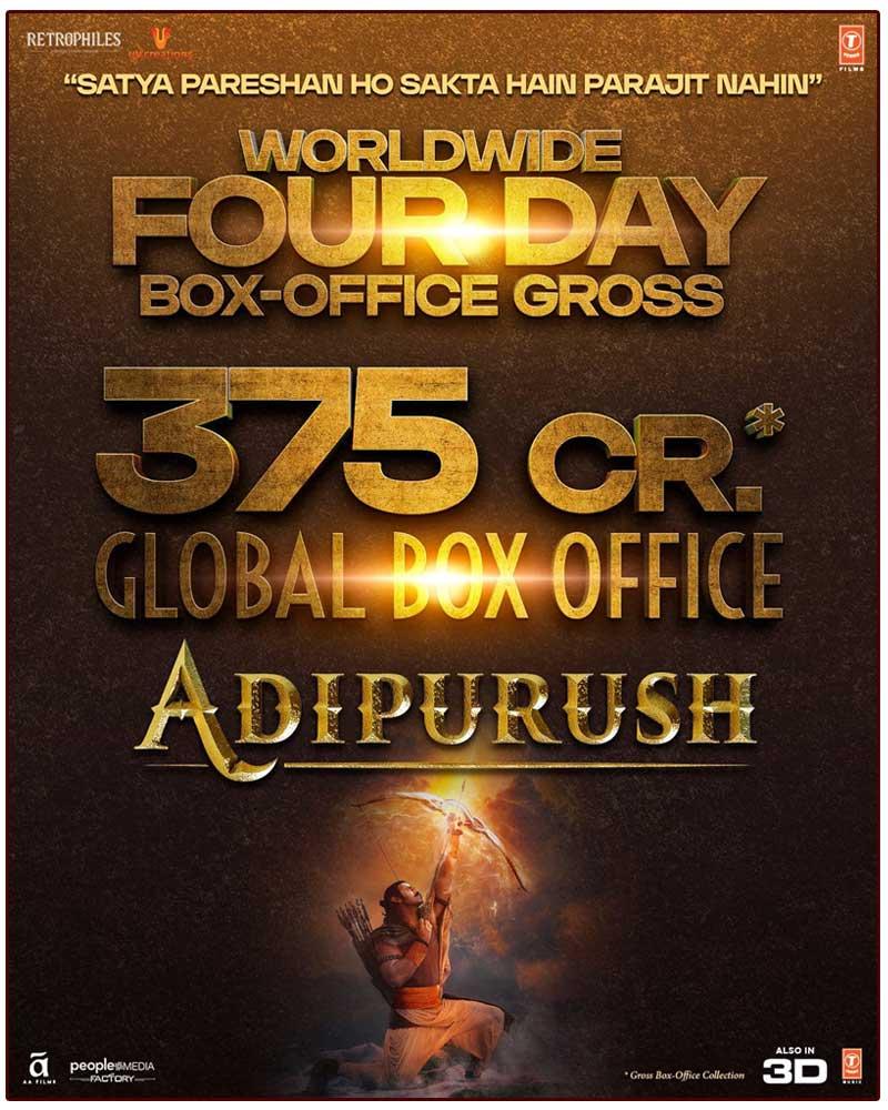 Adipurush on the song on the fourth day