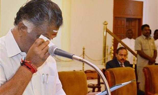 Panneer Selvam Swears in As CM