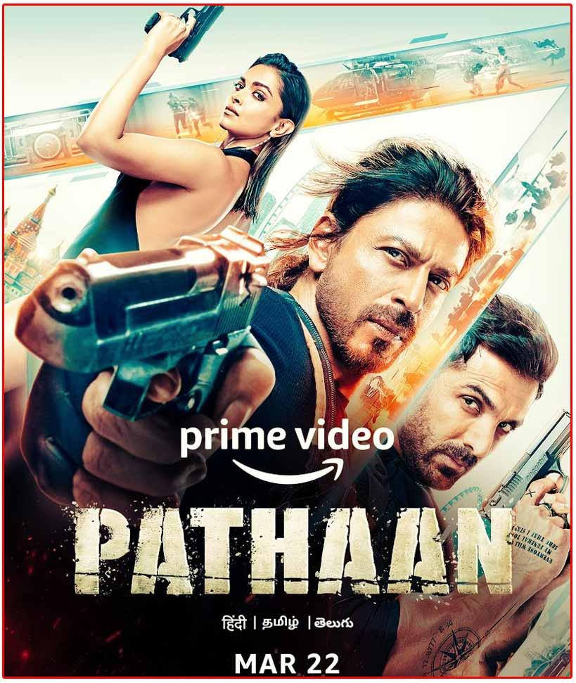 Shahrukh Khan Pathaan Streaming Now on Prime