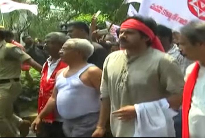 After Chappal, Pawan Removes Shirt