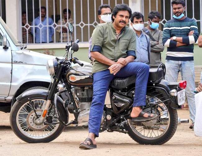 Pic Talk: Pawan Gearing Up For Action On Royal Enfield