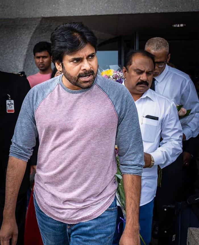 Pawan's Latest Look Rocking