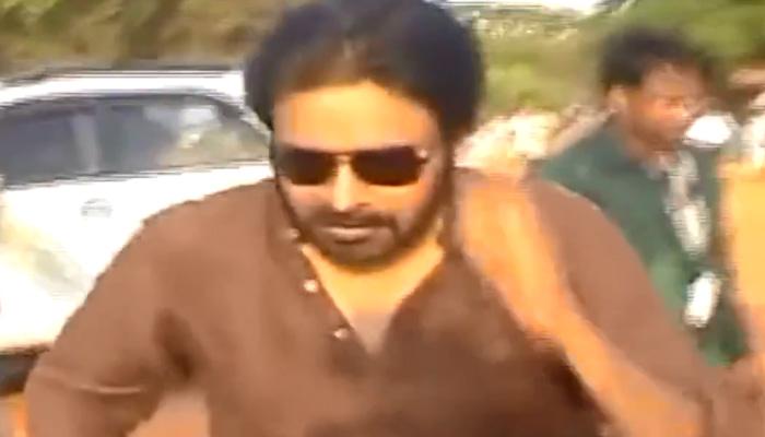 Pawan Catches Running Flight