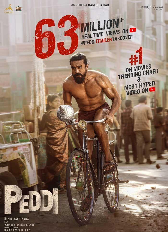 Peddi trailer breaking records on social media