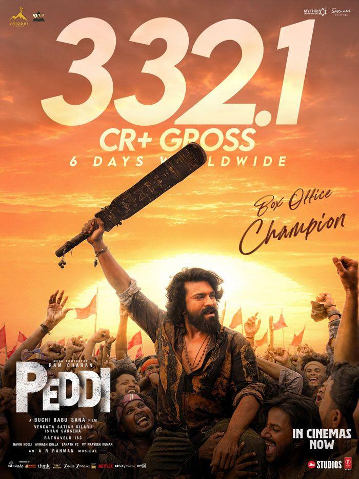 Peddi Zooms Past 330 Crores In Six Days