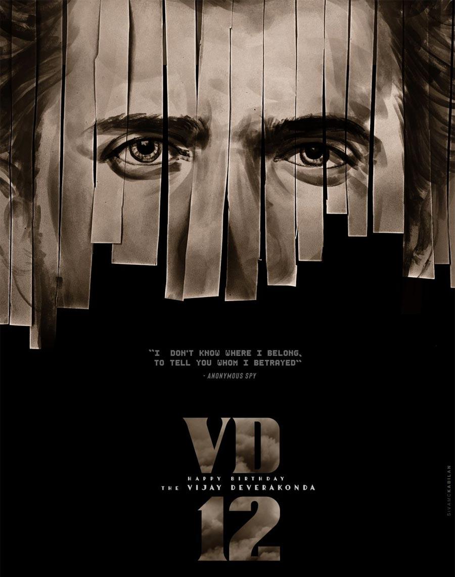 An intense birthday poster of Vijay Deverakonda VD12 is released