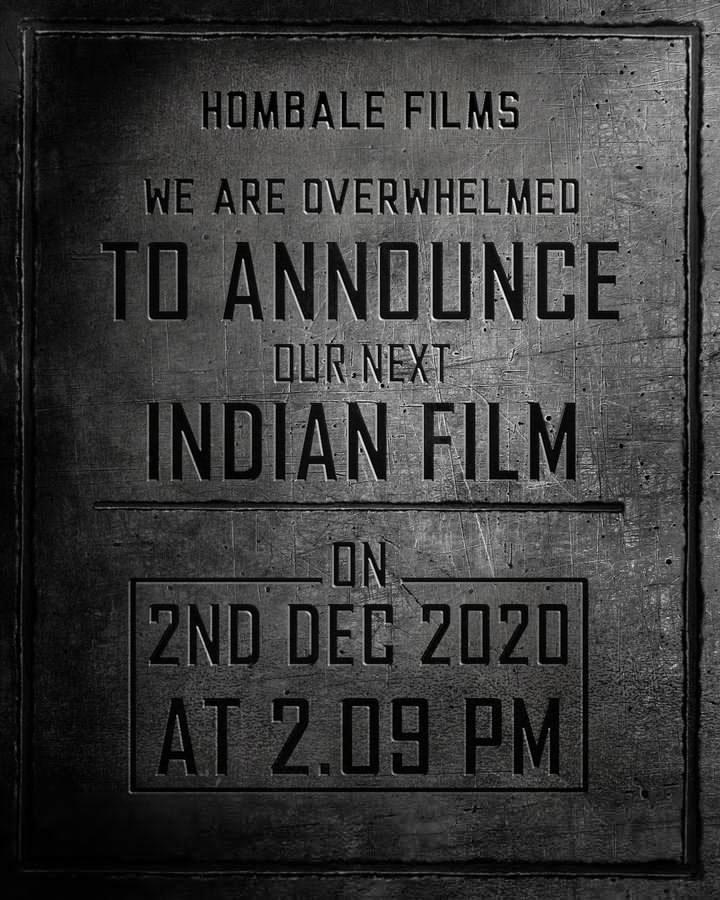 Prabhas and KGF Director's Project Announcement on That Day!