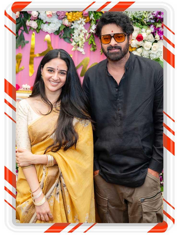Pan India Star Prabhas with Social Media Star Imanvi