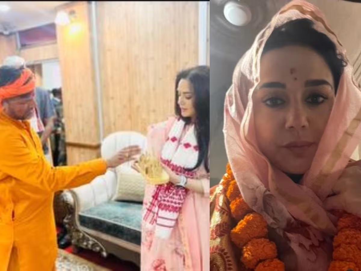 Preity Zinta misses flight, enjoys divinity