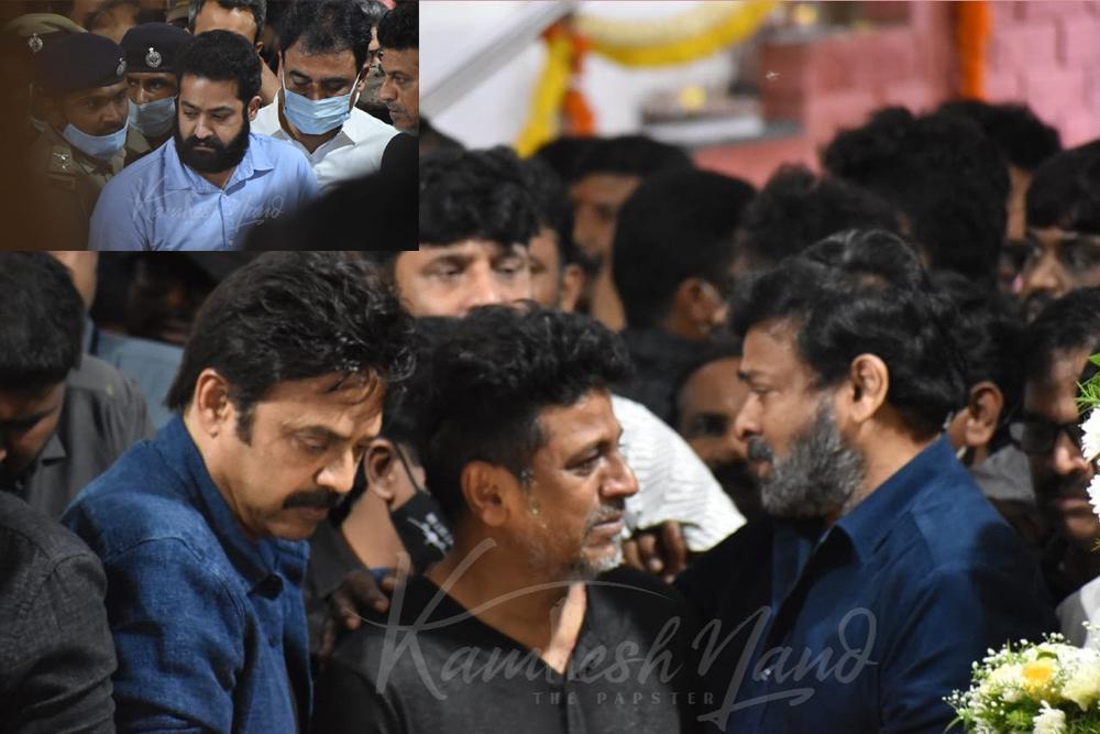 Tollywood stars' tearful farewell to Puneeth Rajkumar