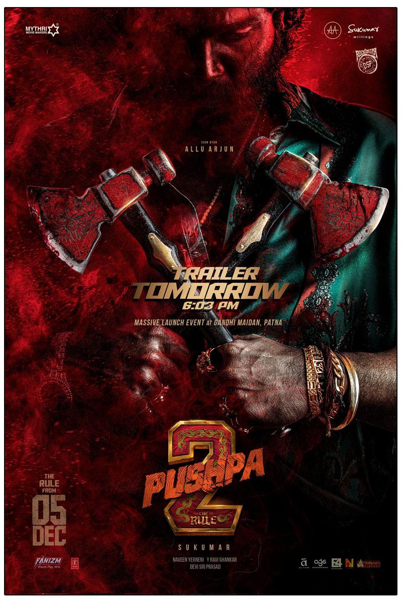 Intense Hungama Ahead Of Pushpa 2 - The Rule Trailer