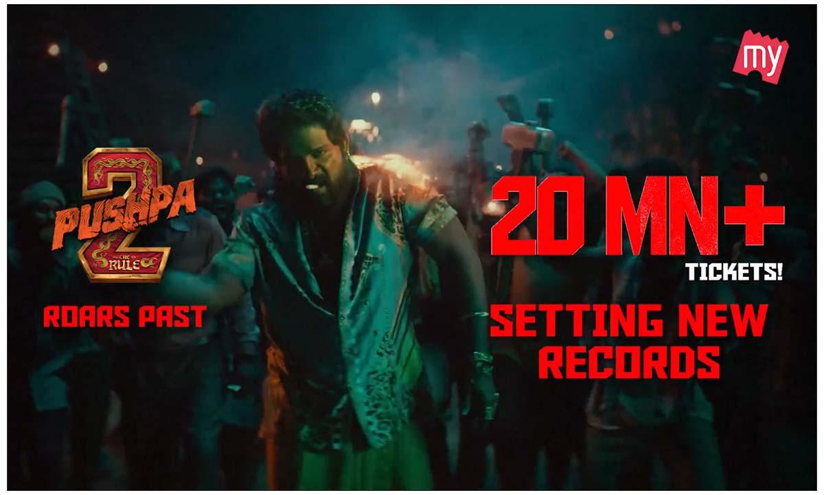 Pushpa 2 The Rule Makes History with 2 Crore Ticket Sales On BMS