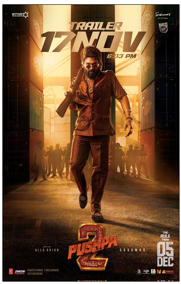 Pushpa 2 - The Rule Trailer To Strike On November 17th