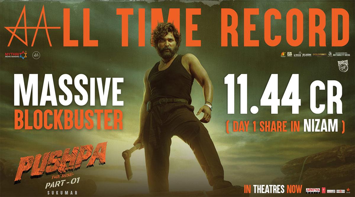 Pushpa shows power: Gets record collections on the first day